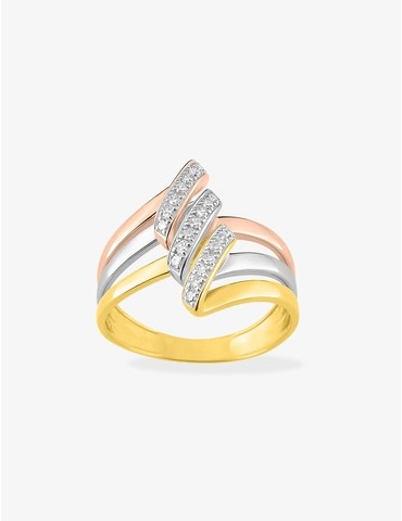Bague en or jaune 750 ‰,...