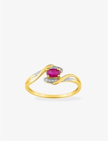 Bague en or jaune 375 ‰...