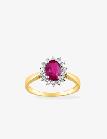 Bague en or jaune 375 ‰...