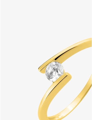 Bague en or jaune 375 ‰...
