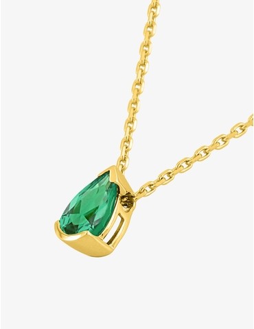 Collier or jaune 750 ‰ et...