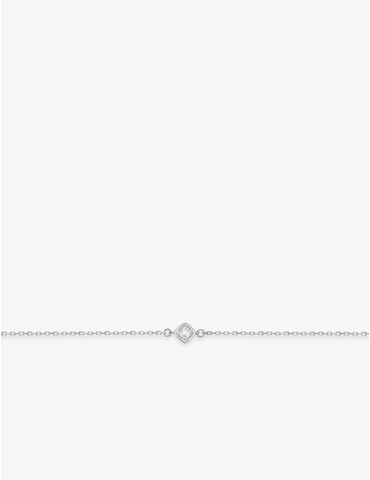 Bracelet or 750 ‰ blanc...