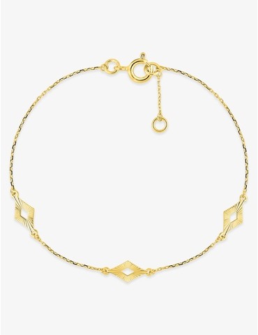 Bracelet or 750 ‰ jaune...