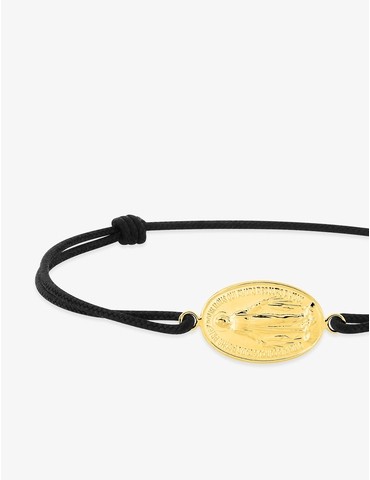 Bracelet cordon noir et...