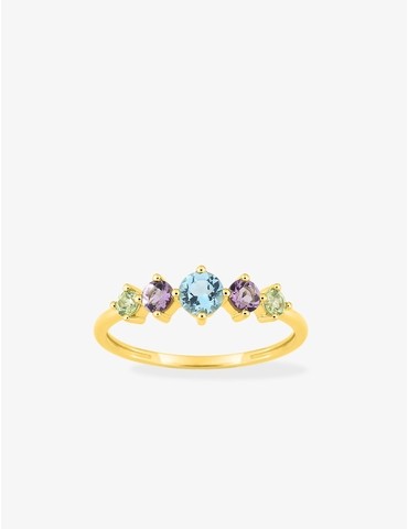 Bague or 375 ‰ jaune avec...