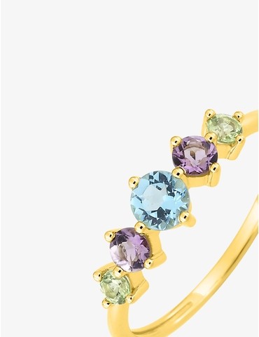 Bague or 375 ‰ jaune avec...