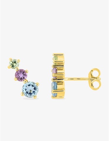 Boucles d'oreilles or 375 ‰...