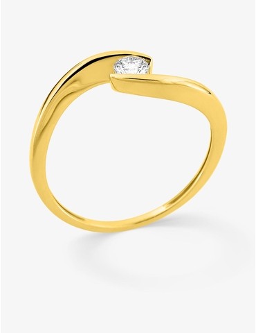Bague solitaire diamant...