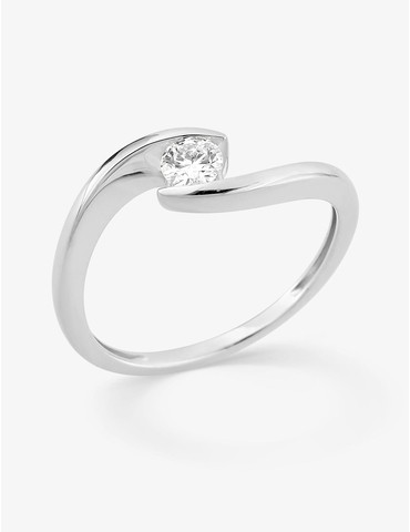 Bague solitaire diamant...
