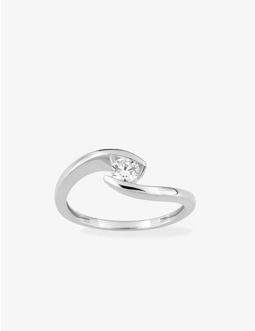 Bague solitaire diamant...