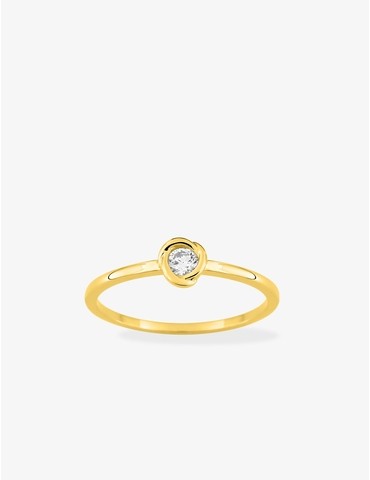 Bague solitaire diamant...