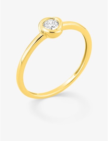 Bague solitaire diamant...