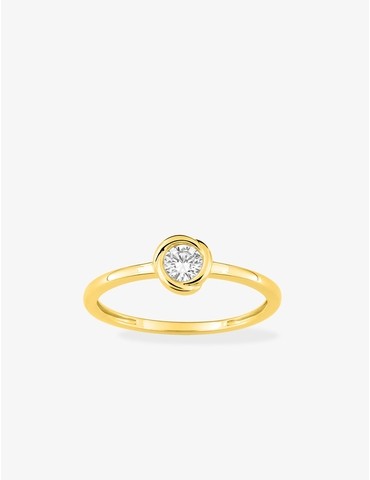 Bague solitaire diamant...