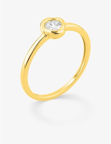 Bague solitaire diamant...