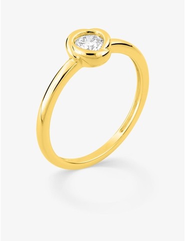 Bague solitaire diamant...