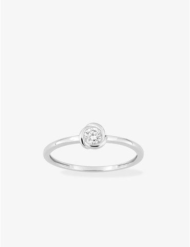 Bague solitaire diamant...