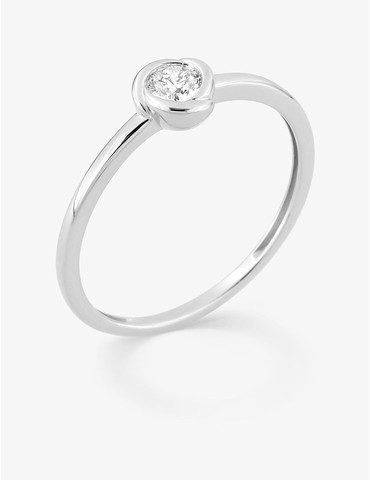 Bague solitaire diamant...