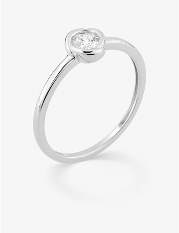 Bague solitaire diamant...