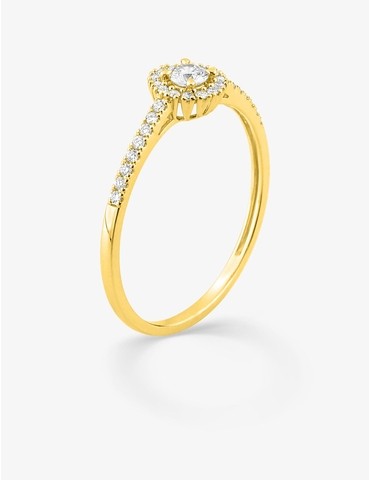 Bague diamants synthétiques...