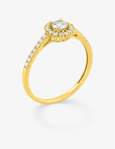 Bague diamants synthétiques...