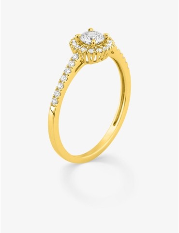 Bague diamants synthétiques...