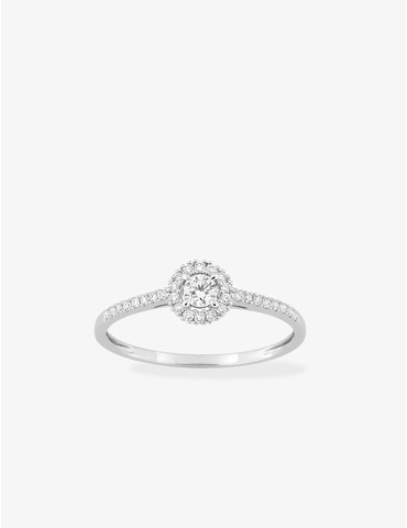 Bague diamants synthétiques...