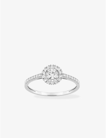 Bague diamants synthétiques...