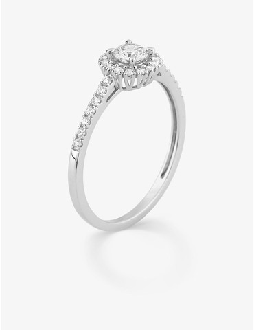 Bague diamants synthétiques...