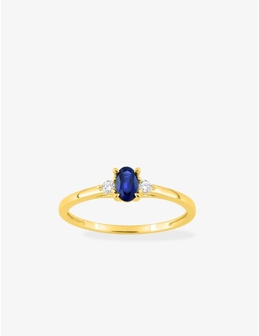 Bague saphir synthétique...