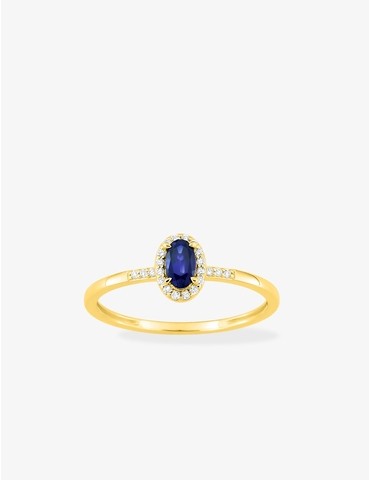 Bague saphir synthétique...