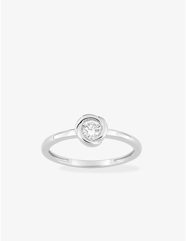 Bague solitaire diamant...