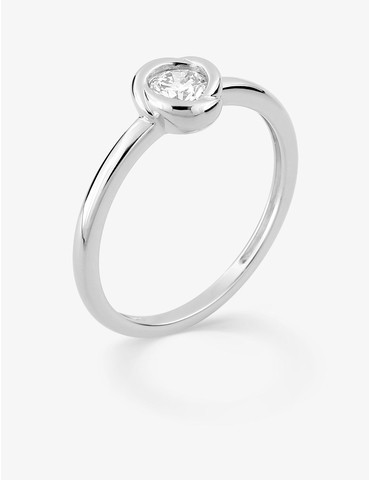Bague solitaire diamant...