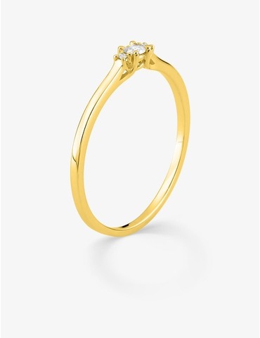 Bague solitaire rond...