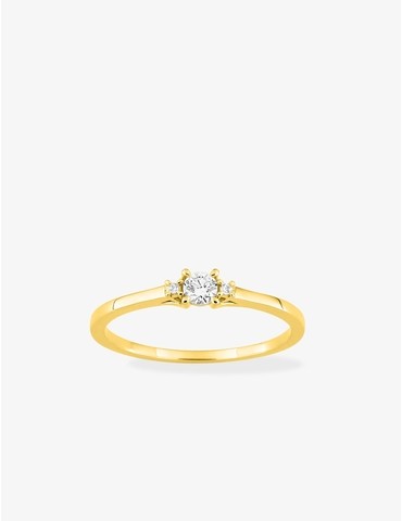 Bague solitaire rond...
