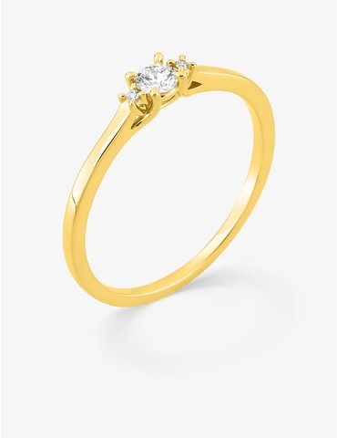 Bague solitaire rond...