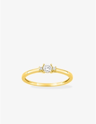 Bague solitaire rond...