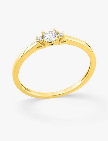 Bague solitaire rond...