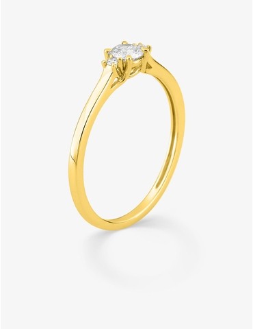 Bague solitaire rond...