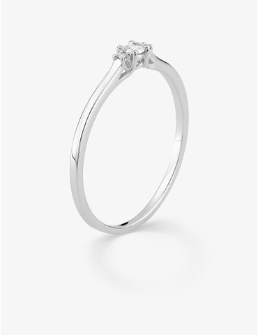 Bague solitaire rond...