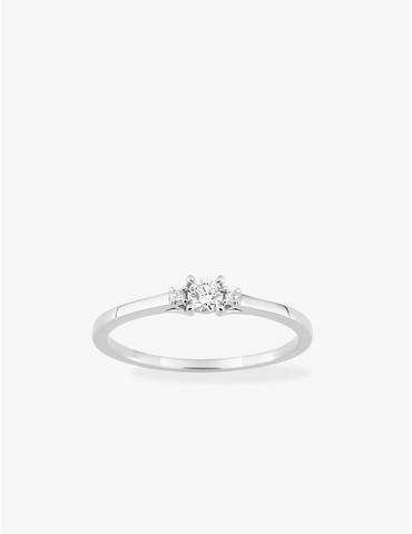 Bague solitaire rond...