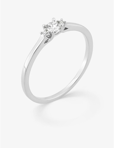Bague solitaire rond...