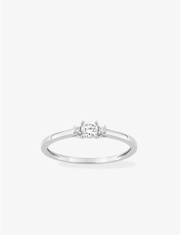 Bague solitaire rond...