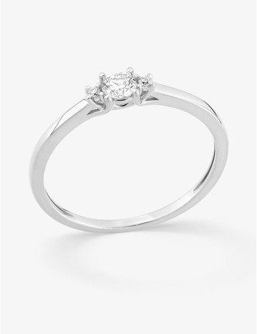 Bague solitaire rond...