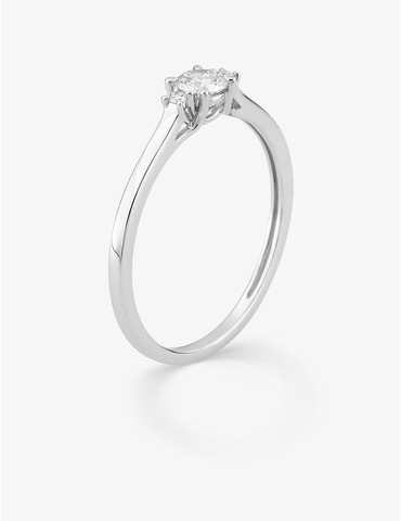 Bague solitaire rond...