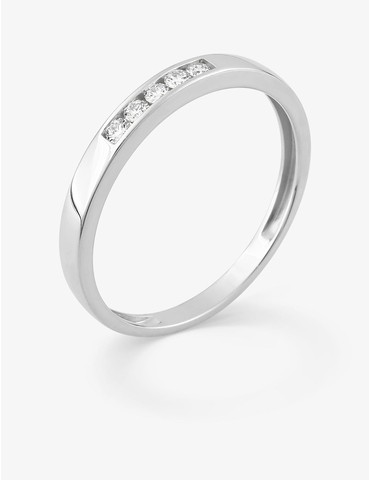 Bague 5 diamant synthétique...