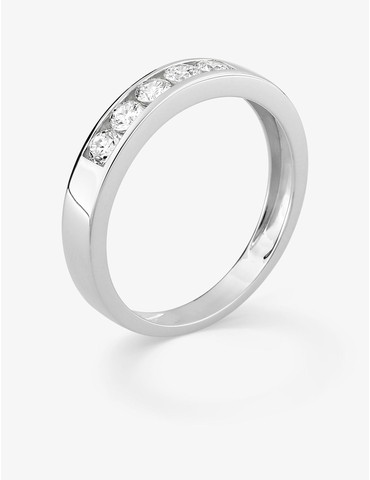 Bague 5 diamant synthétique...
