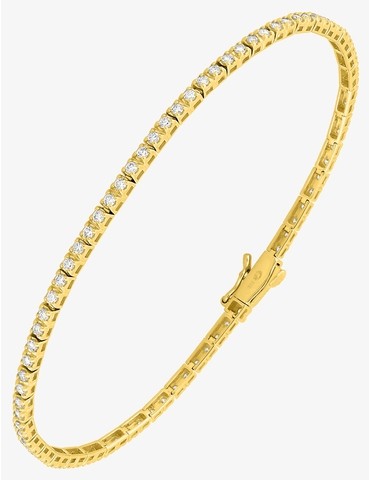 Bracelet rivière or 375 ‰...