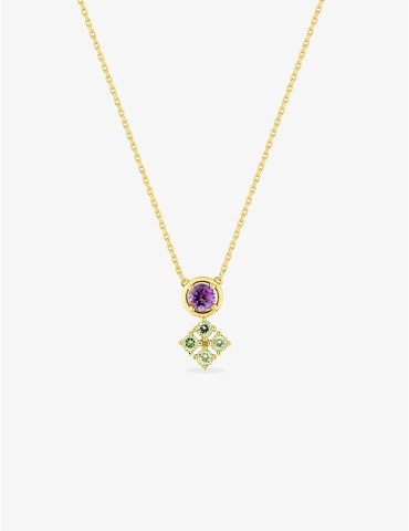 Collier en or jaune 750 ‰,...