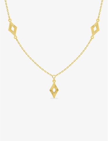 Collier en or jaune 750 ‰,...