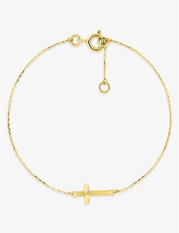 Bracelet en or jaune 375 ‰,...